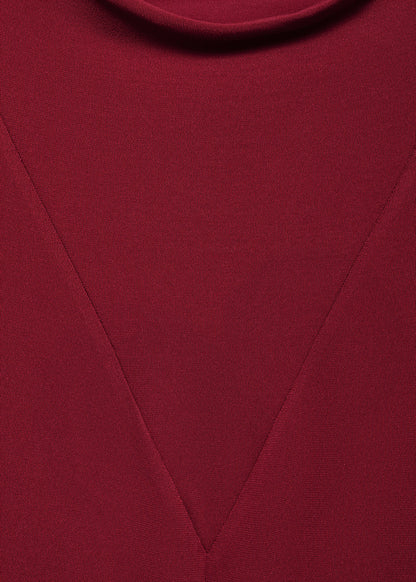 A Line Dress With Bell Sleeves