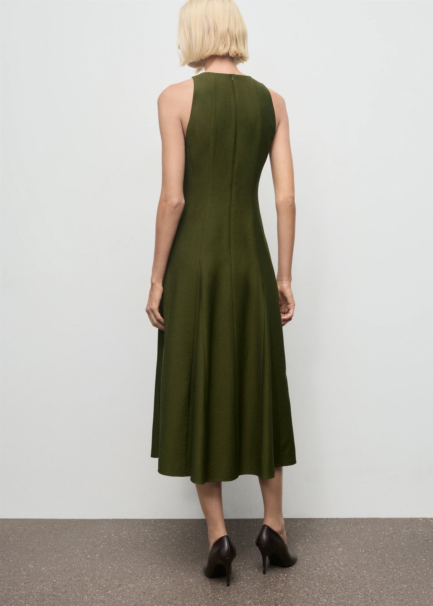 A Line Dress With Godets