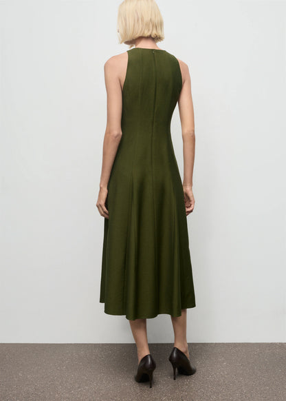 A Line Dress With Godets