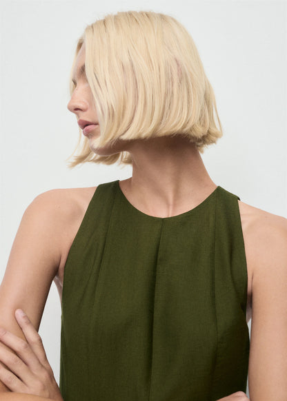 A Line Dress With Godets