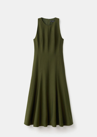 A Line Dress With Godets