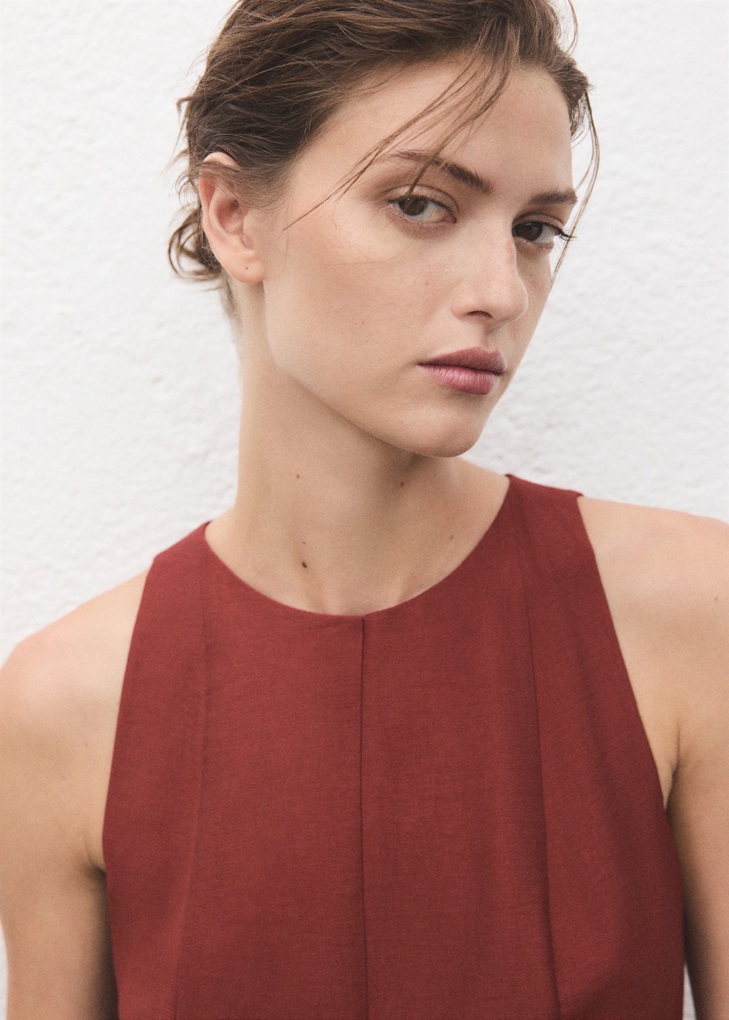 A Line Dress With Godets