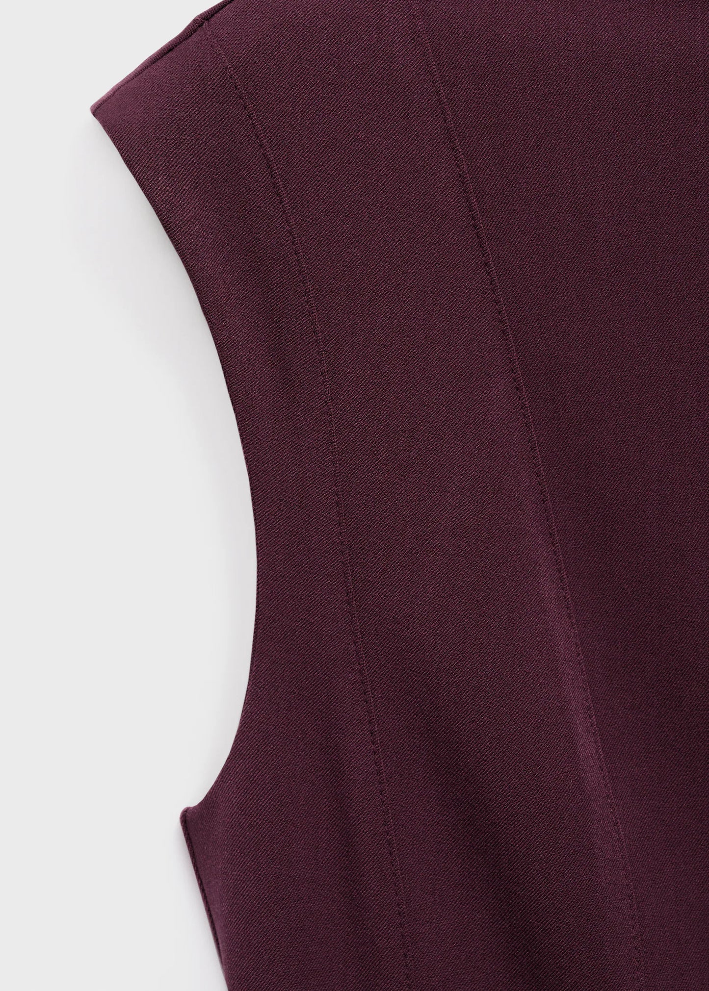 A Line Dress With Seams