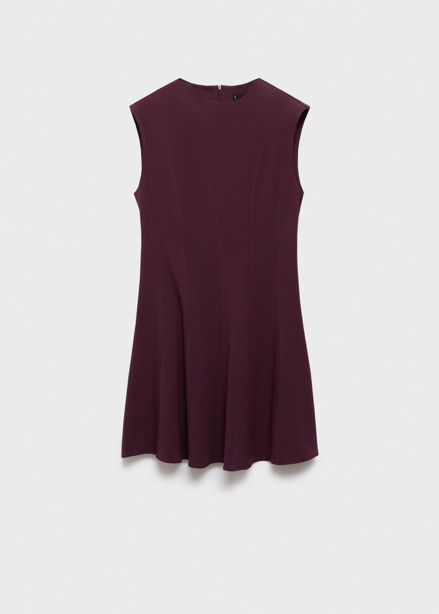 A Line Dress With Seams