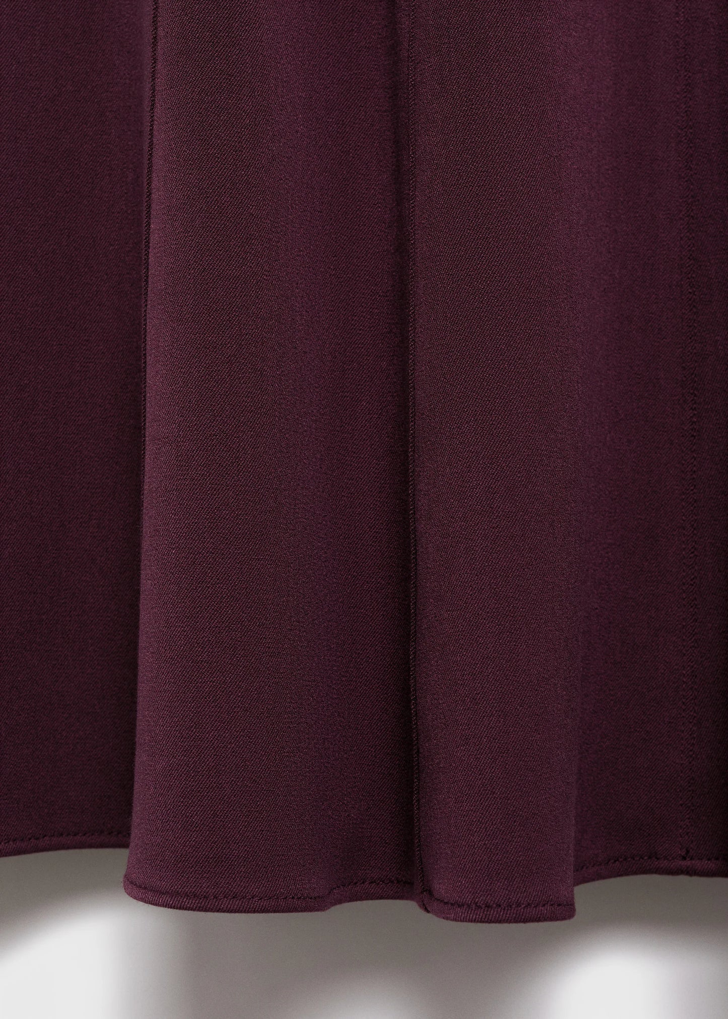 A Line Dress With Seams