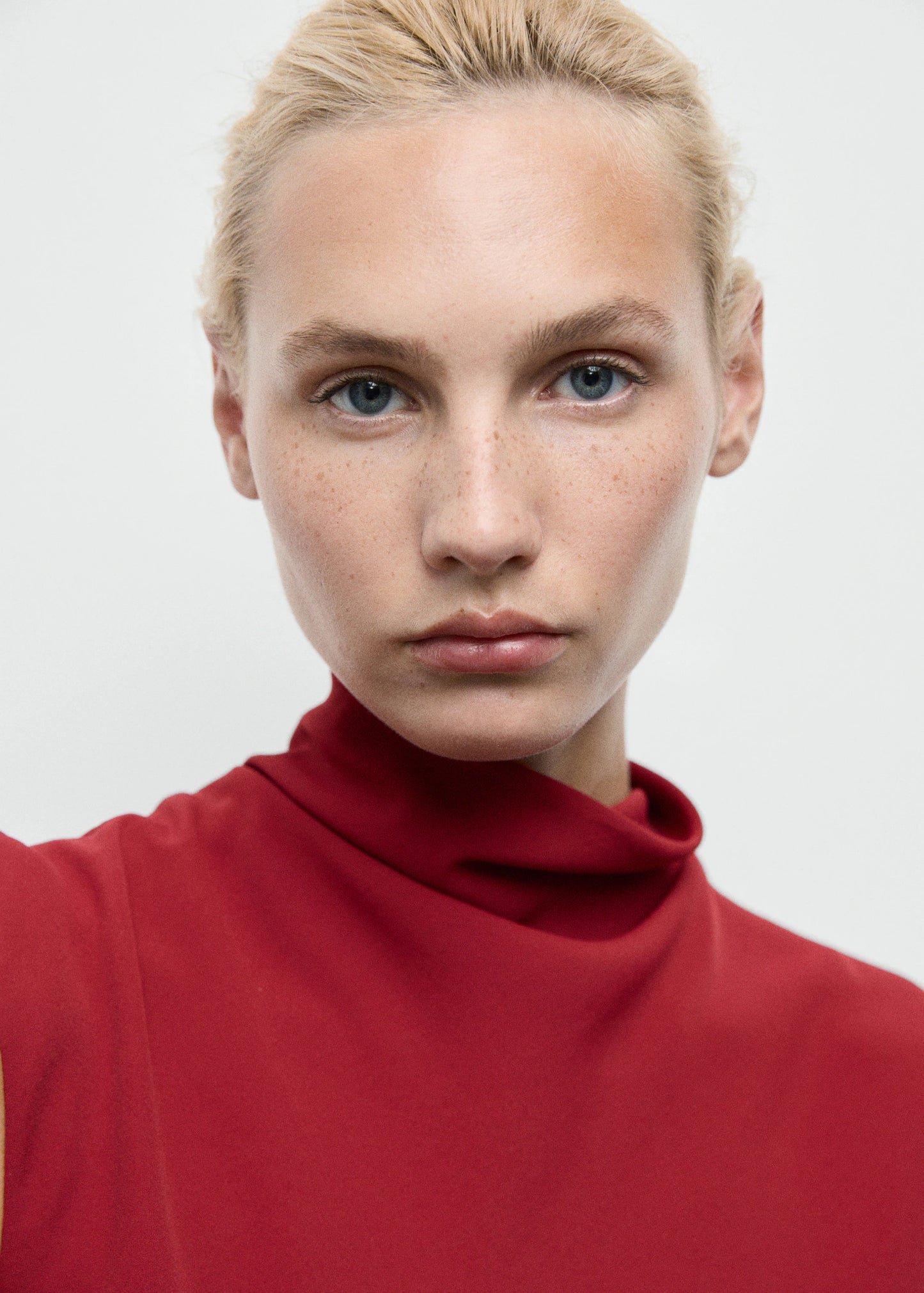 A Line Turtleneck Dress