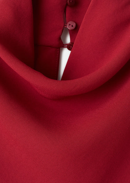 A Line Turtleneck Dress