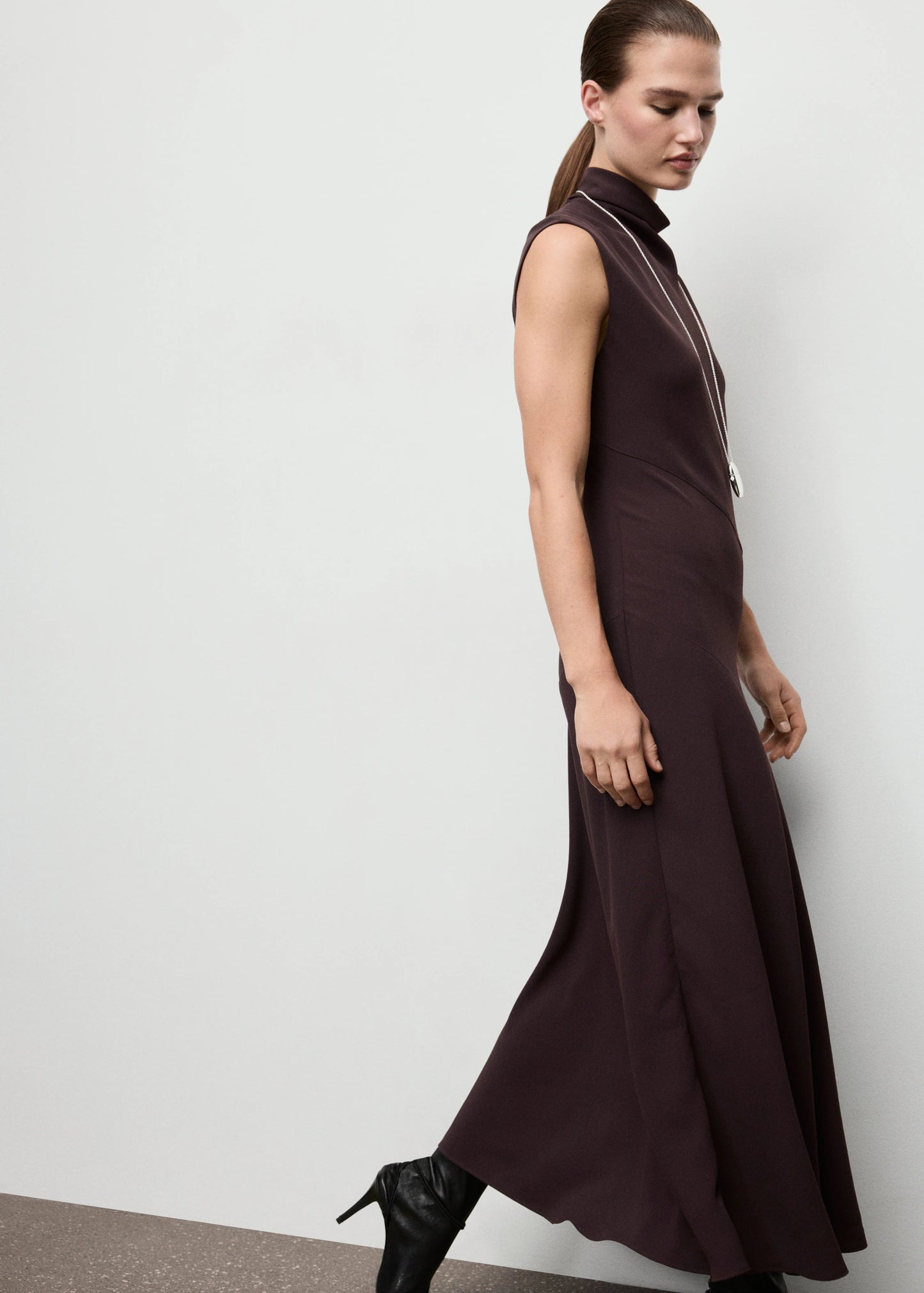 A Line Turtleneck Dress