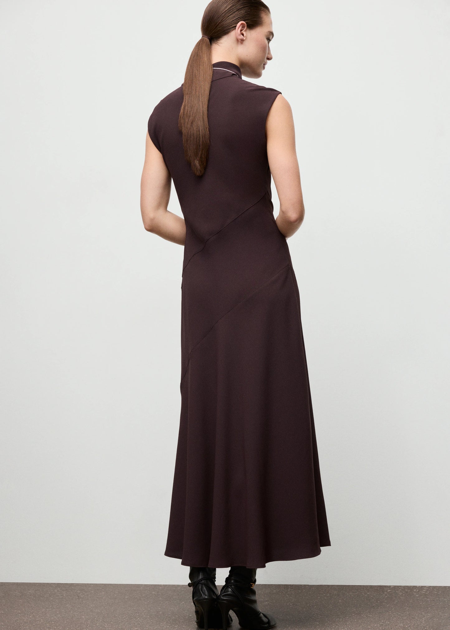 A Line Turtleneck Dress