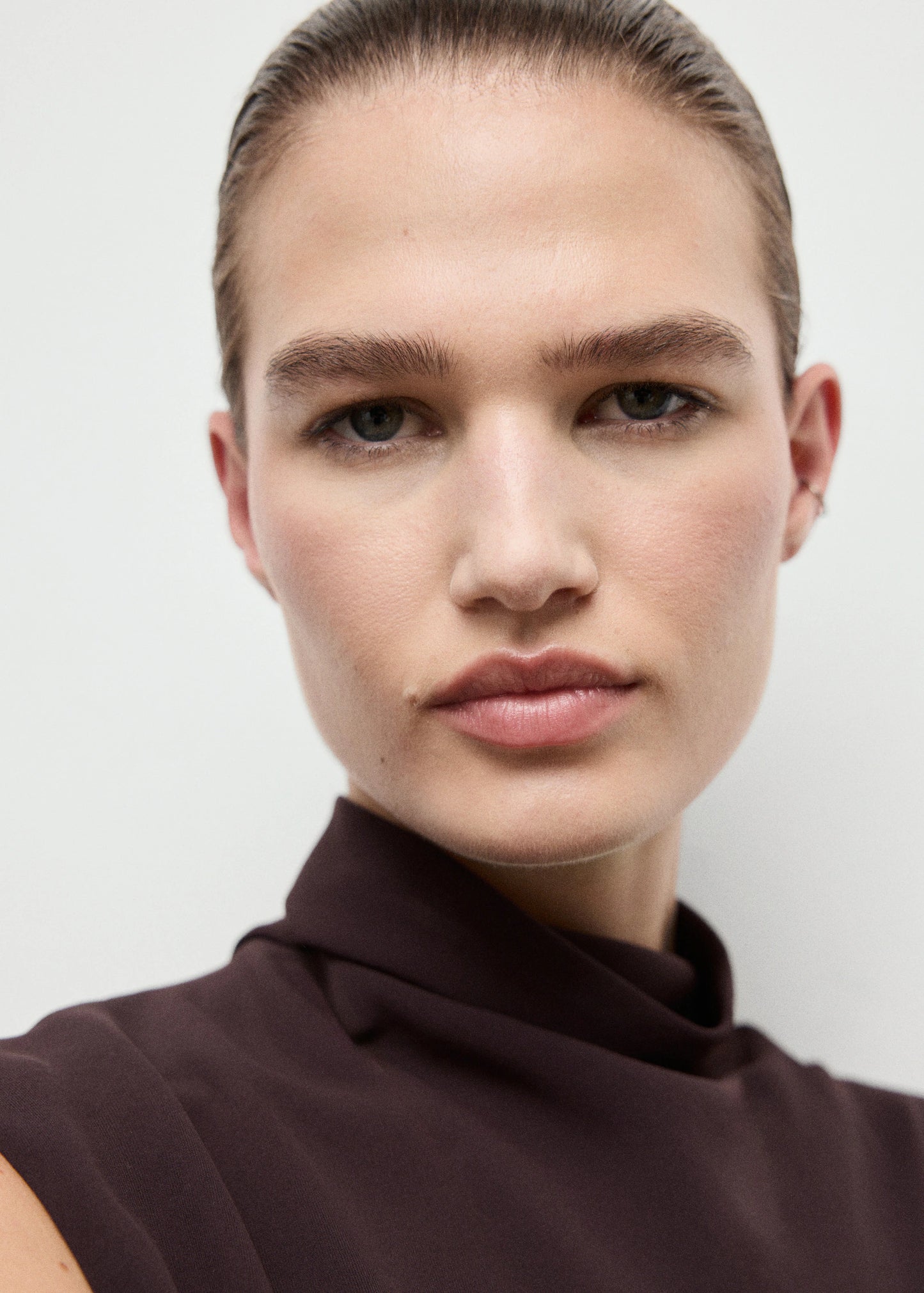 A Line Turtleneck Dress