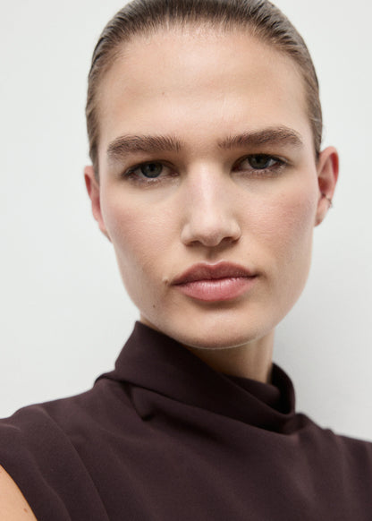 A Line Turtleneck Dress