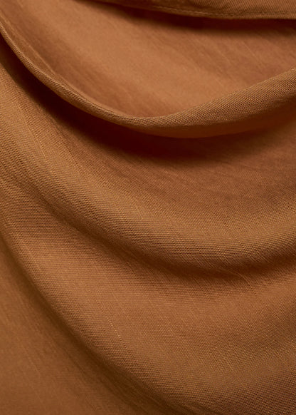 Asymmetric Draped Gown