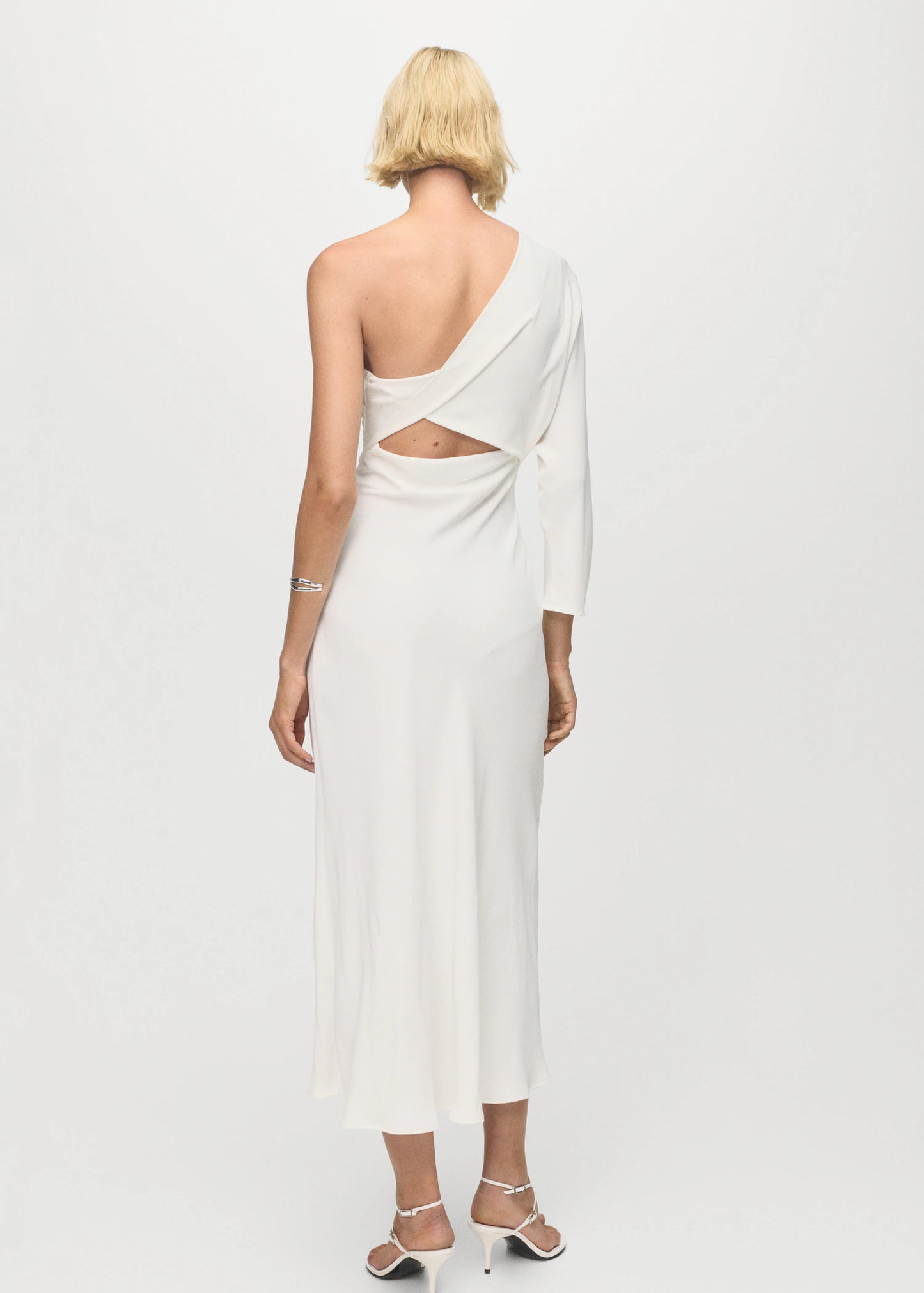 Asymmetrical Dress With Cut Out