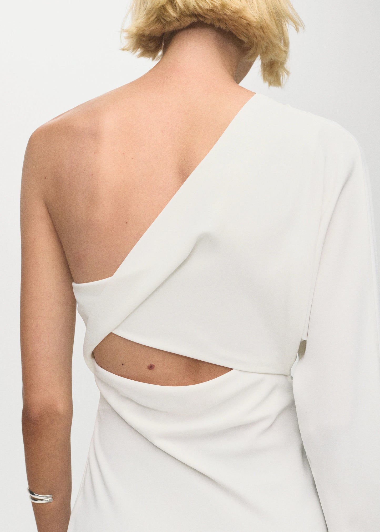 Asymmetrical Dress With Cut Out