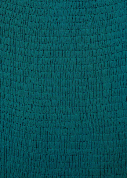 Asymmetrical Dress With Gathered Body