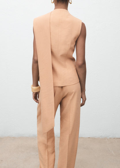 Asymmetrical Foulard Top