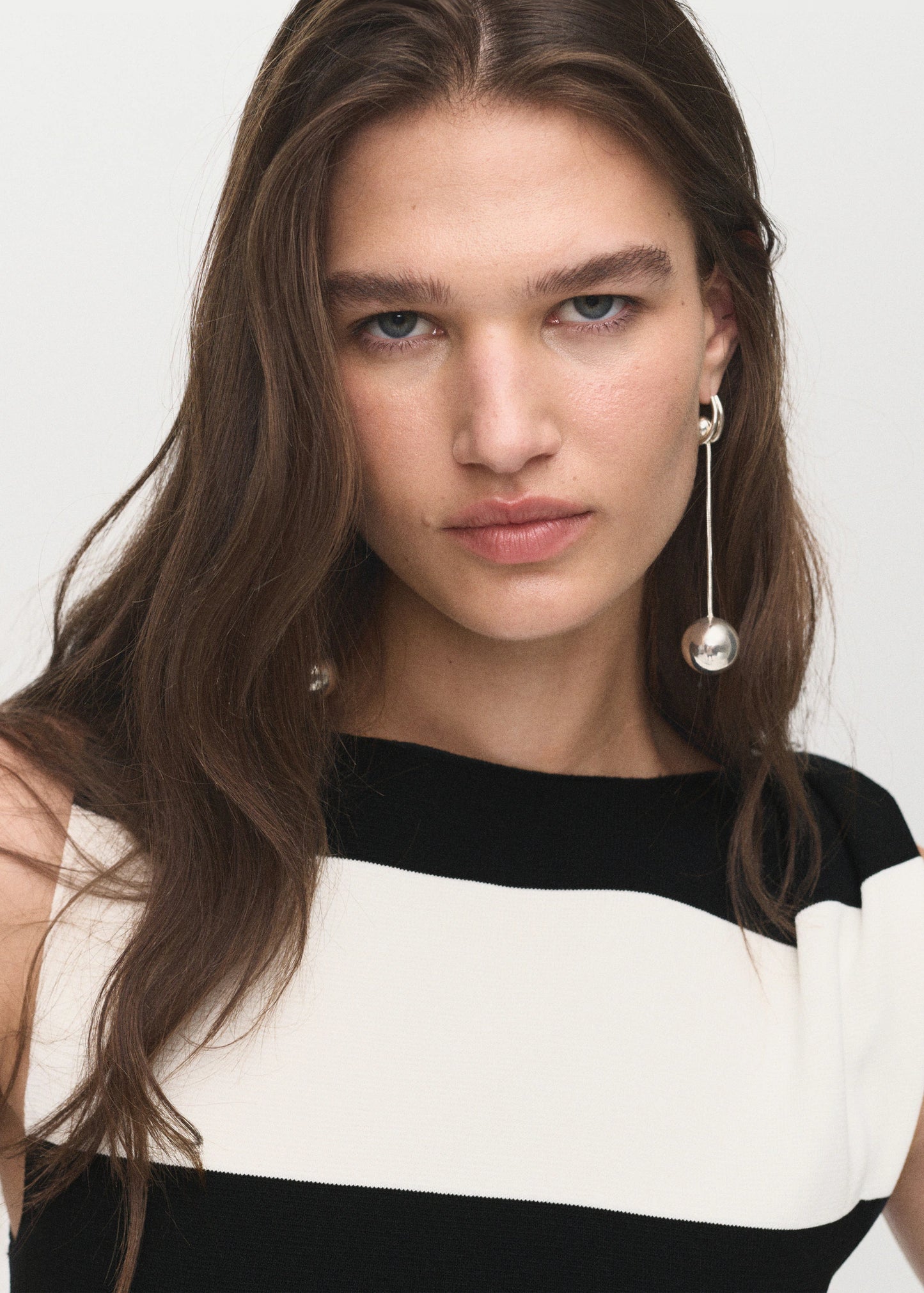 Asymmetrical Knitted Dress With Strap