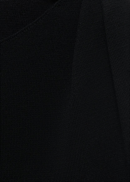 Asymmetrical Knitted Dress With Strap