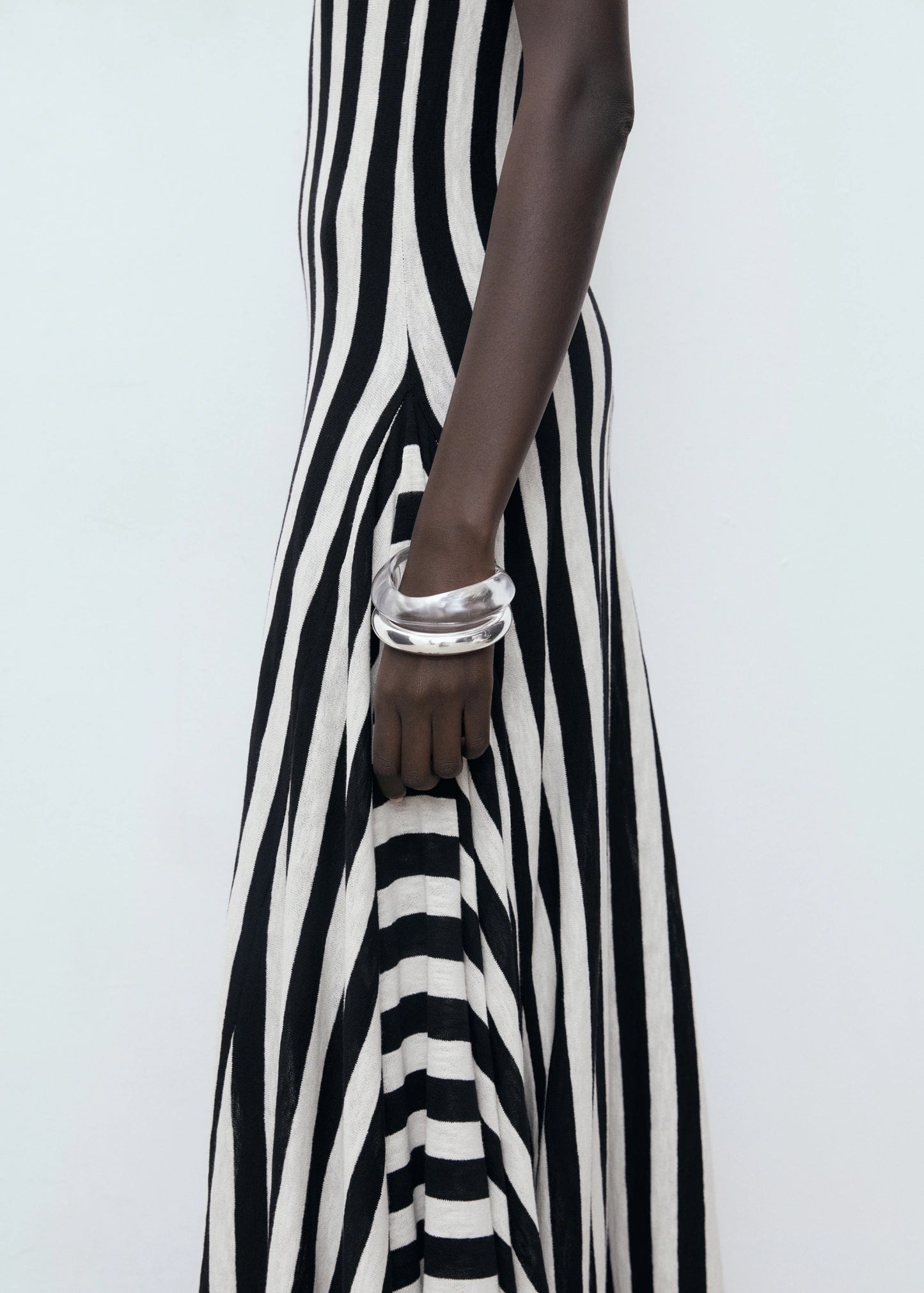 Asymmetrical Low Knit Dress