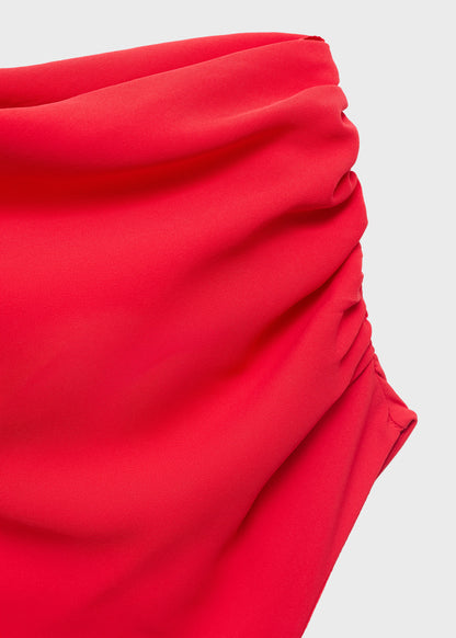 Asymmetrical Midi Dress