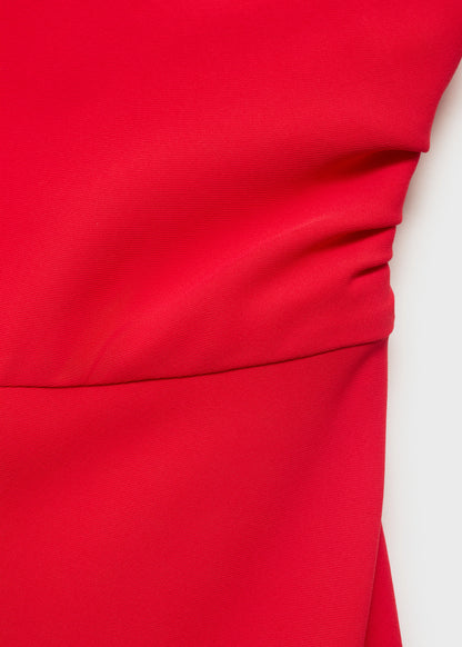 Asymmetrical Midi Dress