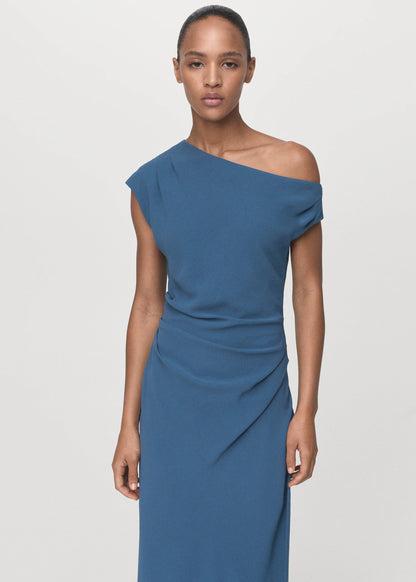 Asymmetrical Midi Dress