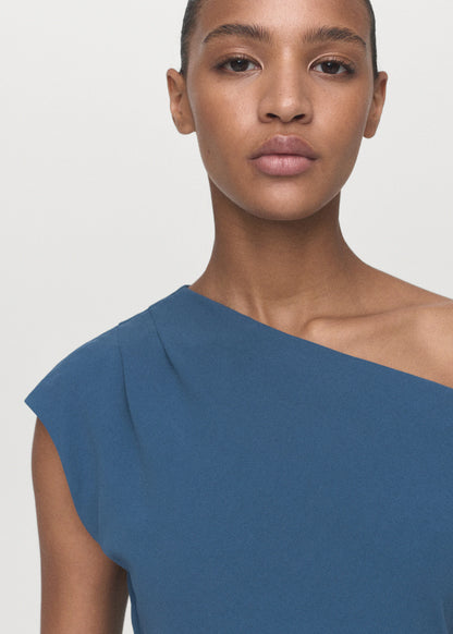 Asymmetrical Midi Dress