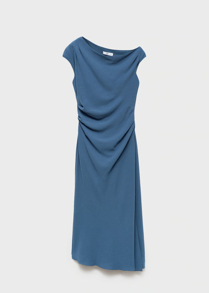 Asymmetrical Midi Dress