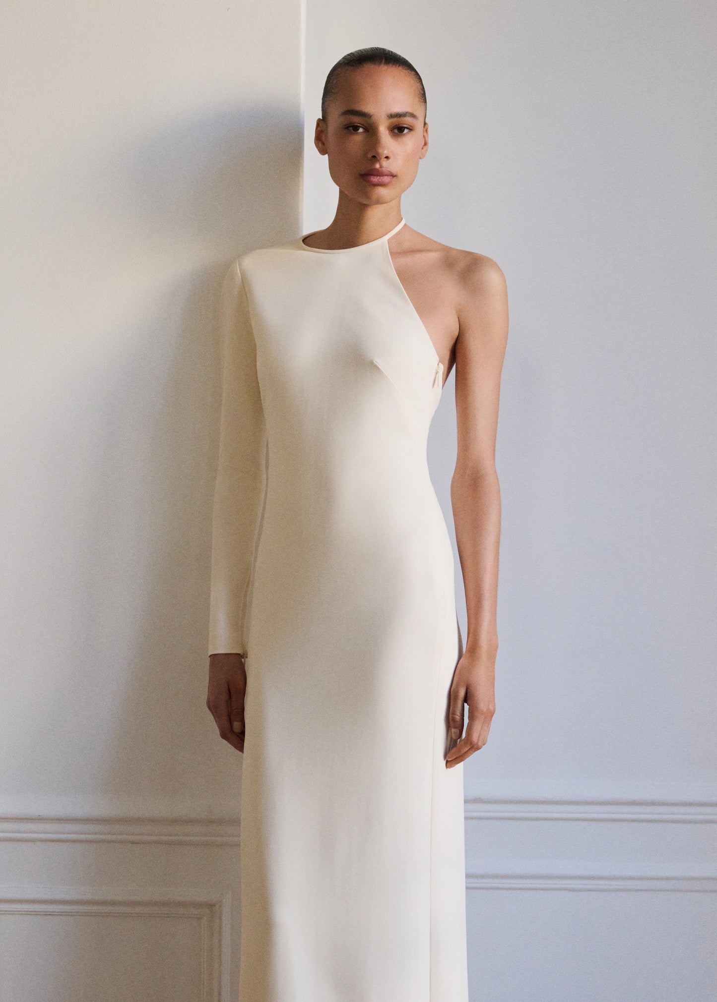 Asymmetrical Open Back Dress