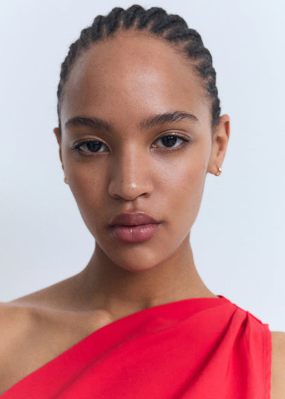 Asymmetrical Pleated Dress