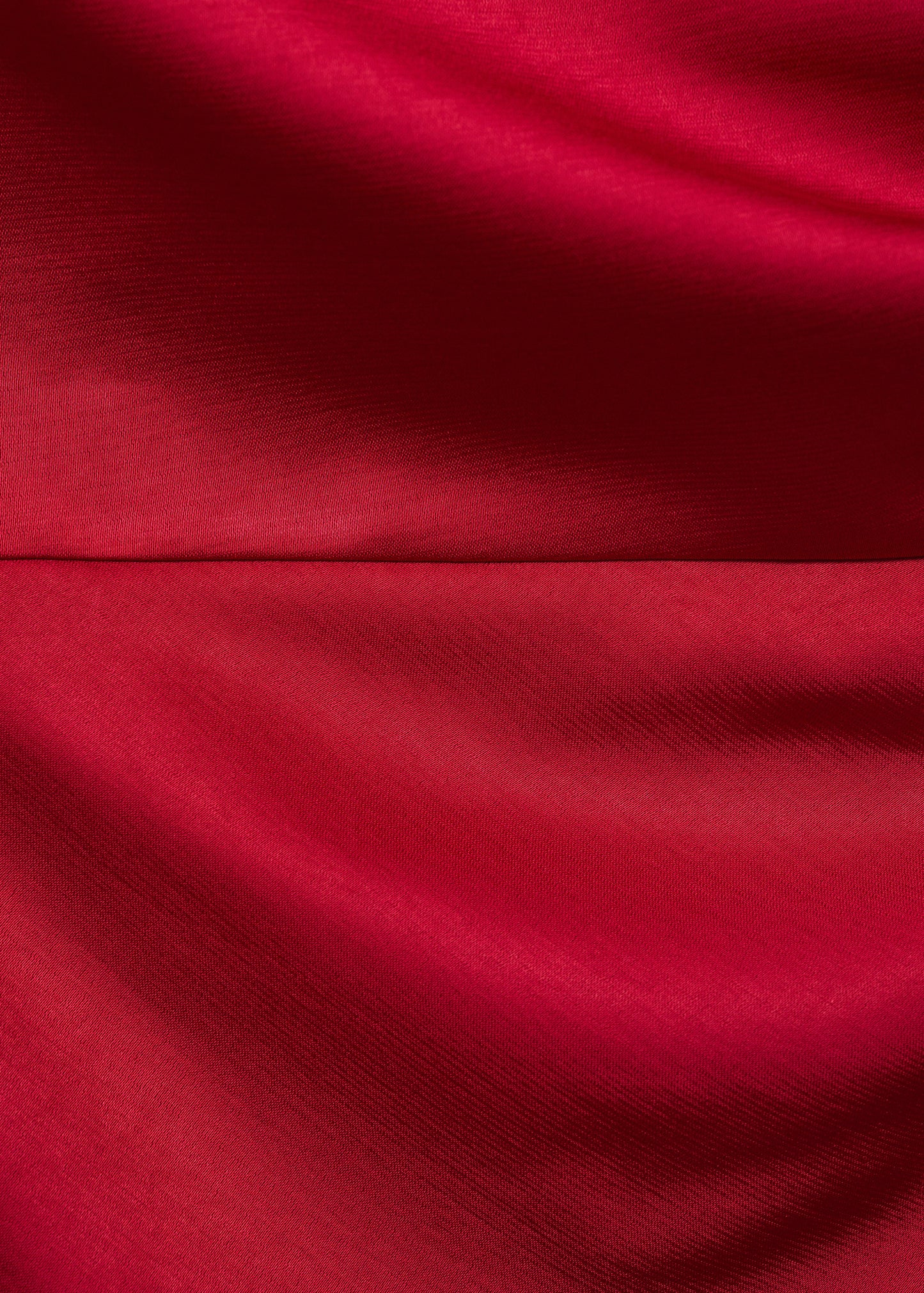 Asymmetrical Satin Dress With Side Slits