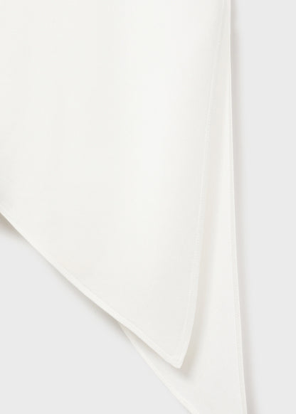 Asymmetrical Satin Top