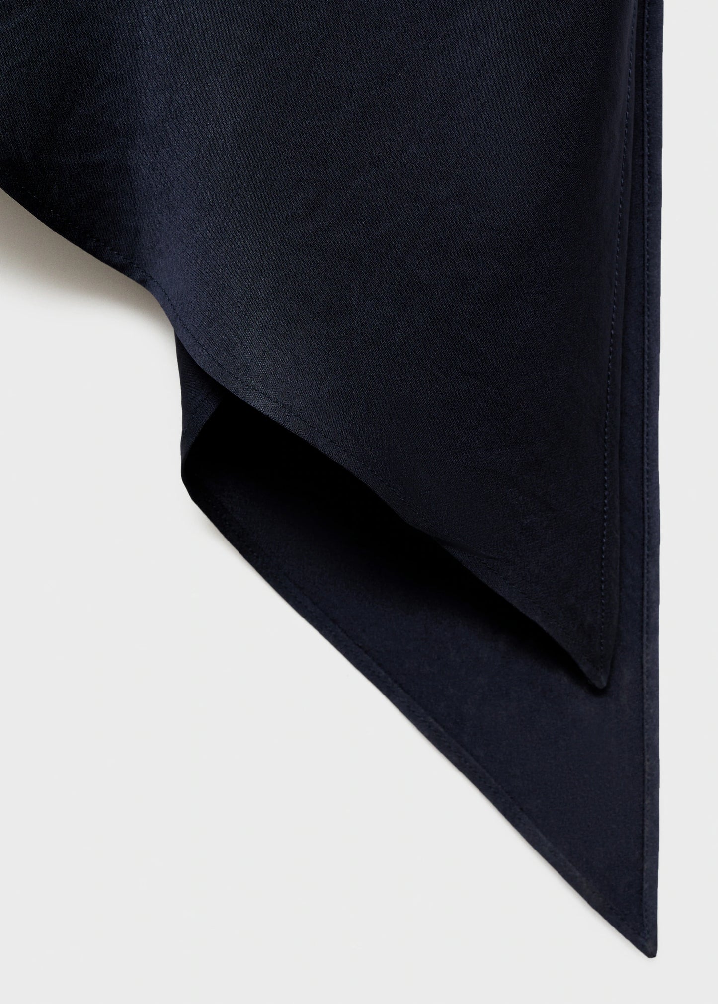 Asymmetrical Satin Top