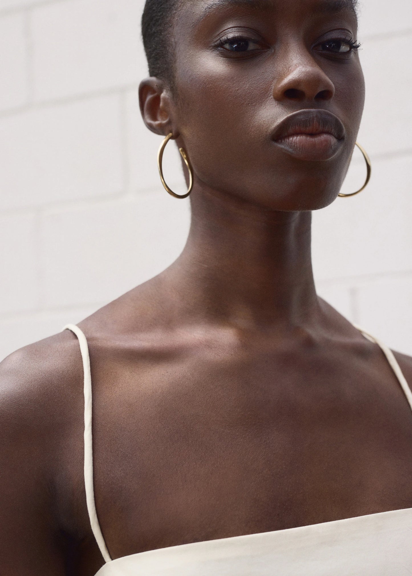 Balloon Dress With Embroidered Flowers