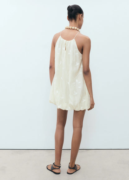 Balloon Halter Dress