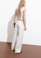 Barrel Jeans With Double Belt