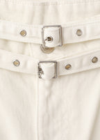 Barrel Jeans With Double Belt