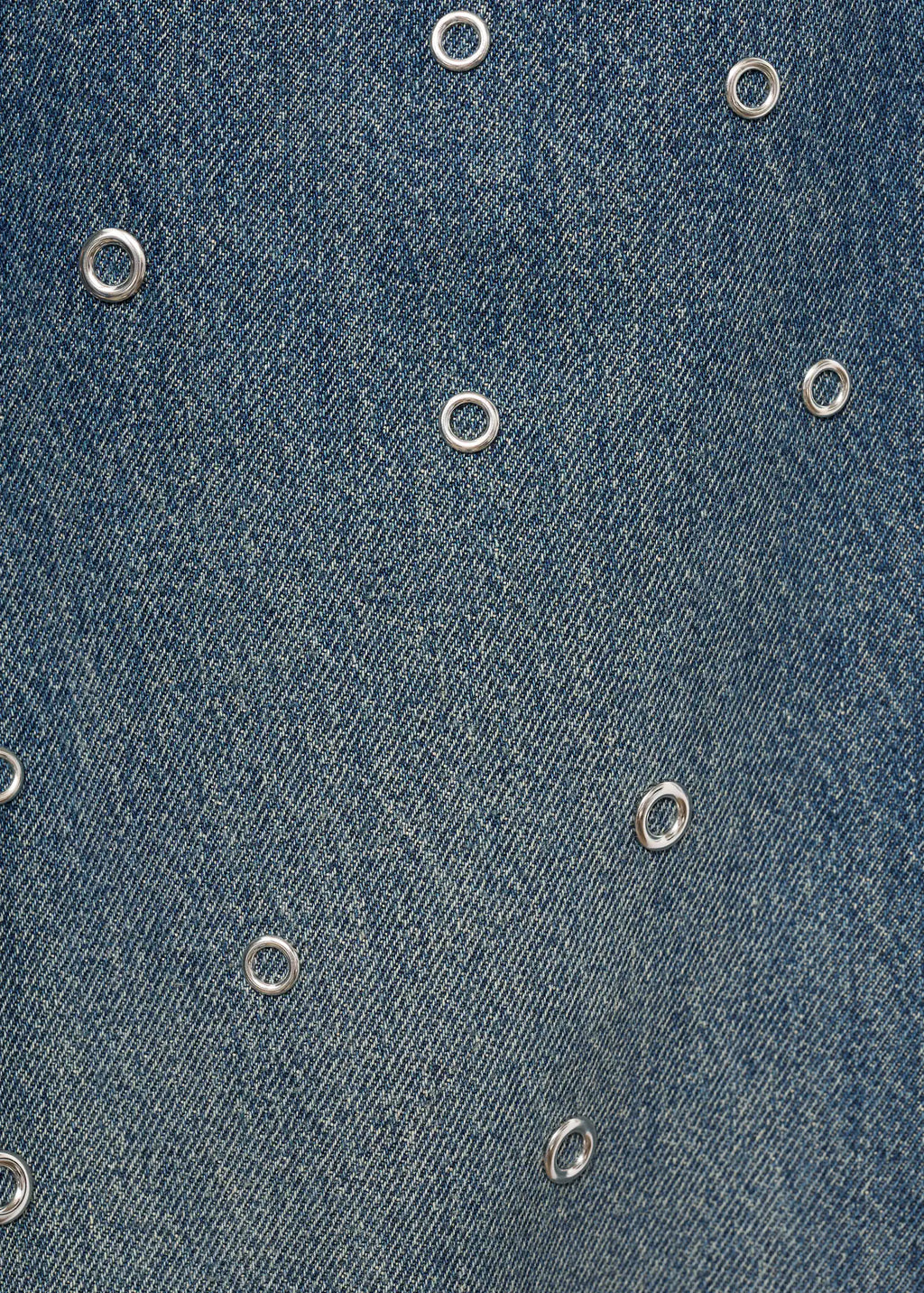 Barrel Jeans With Eyelets