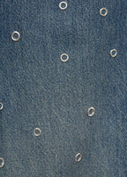 Barrel Jeans With Eyelets