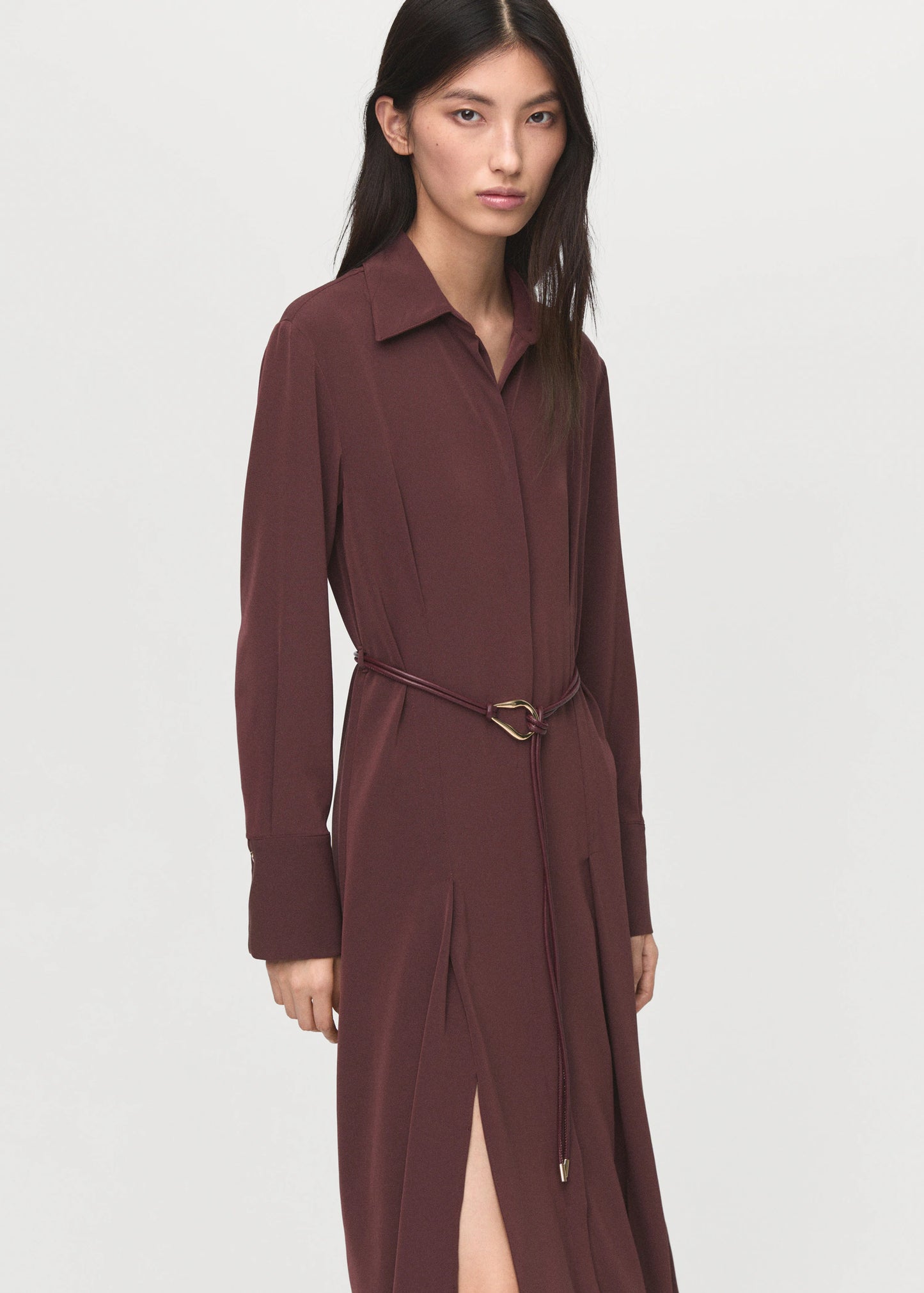 Belt Shirt Dress