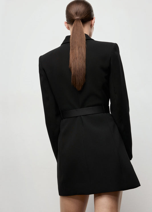 Blazer Style Dress With Belt