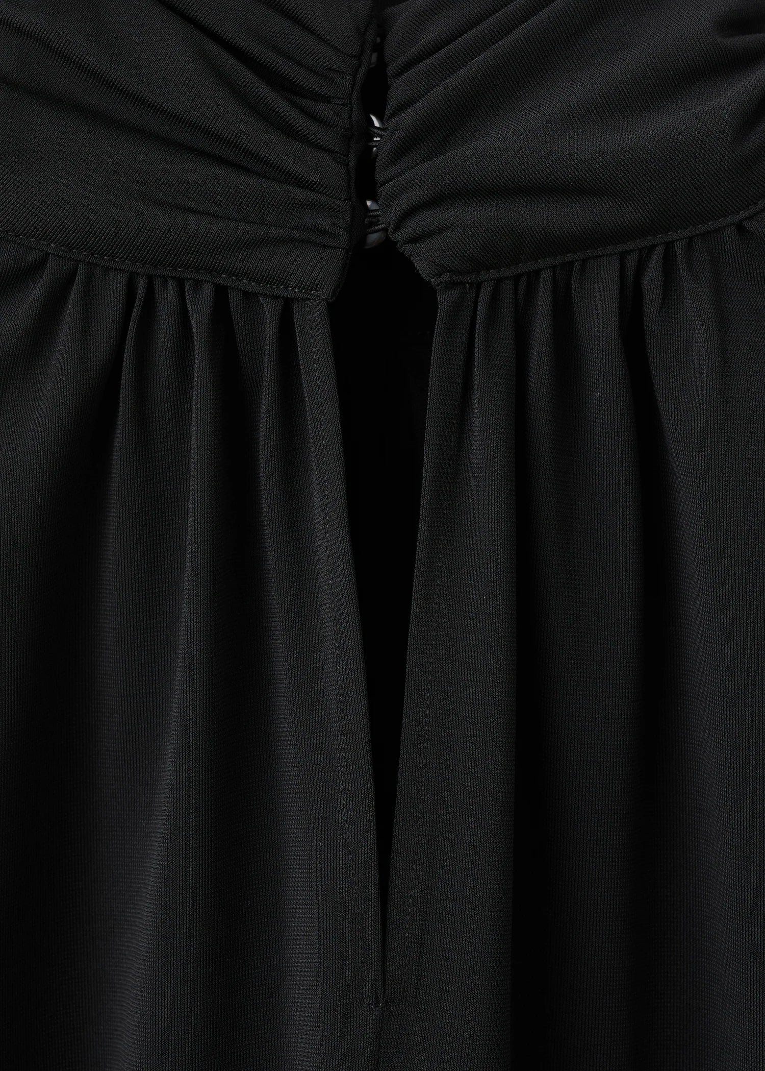 Blouse With Flared Sleeves And Ruffles