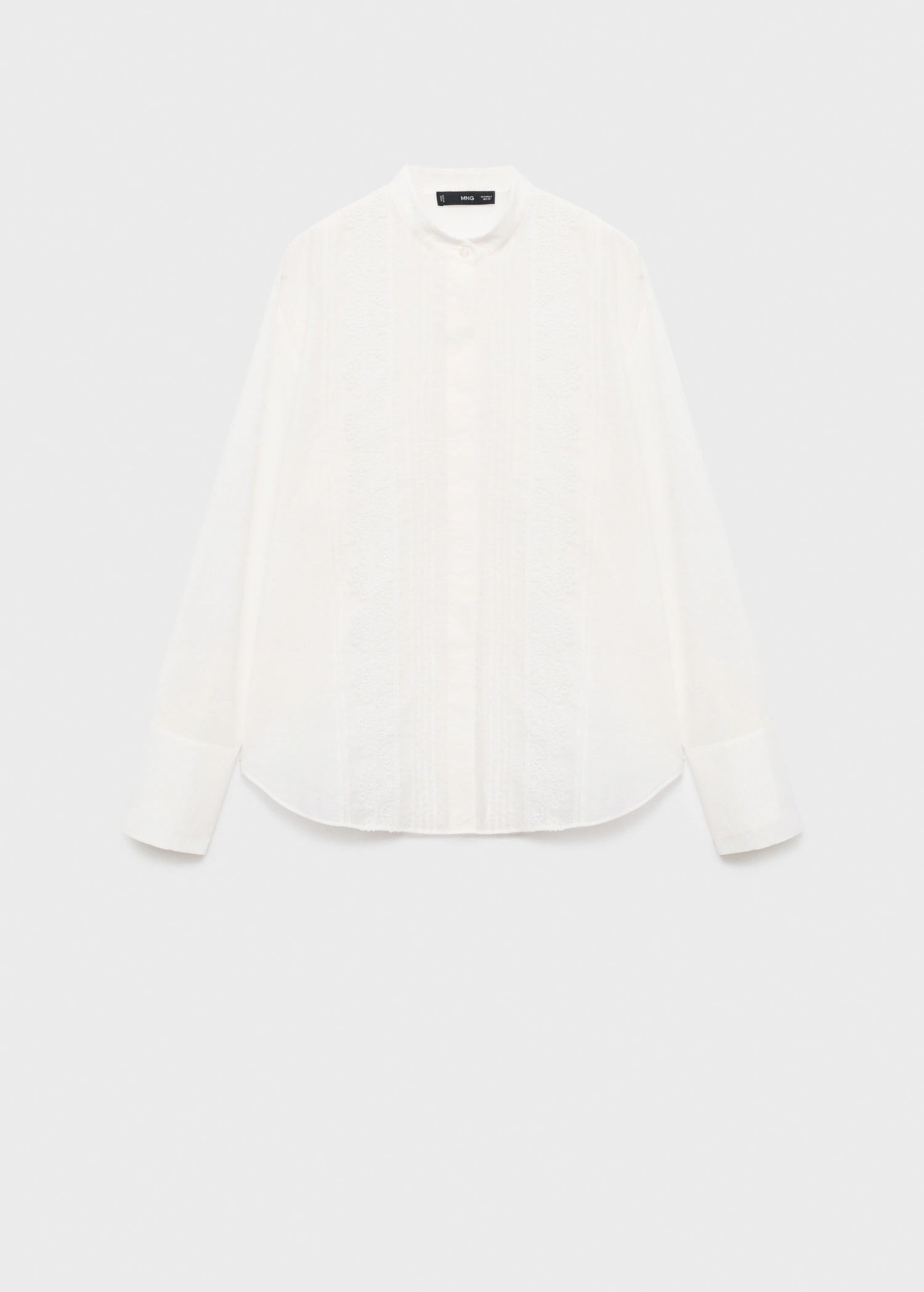 Blouse With Lace Trim Details