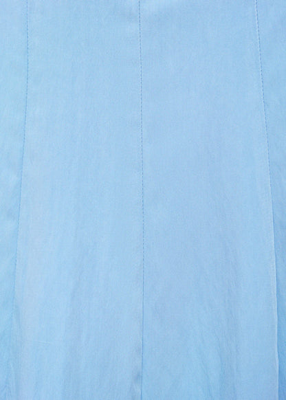 Boat Neck Dress With Pleats