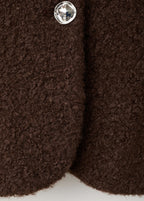 Boucle Jacket With Jewel Buttons