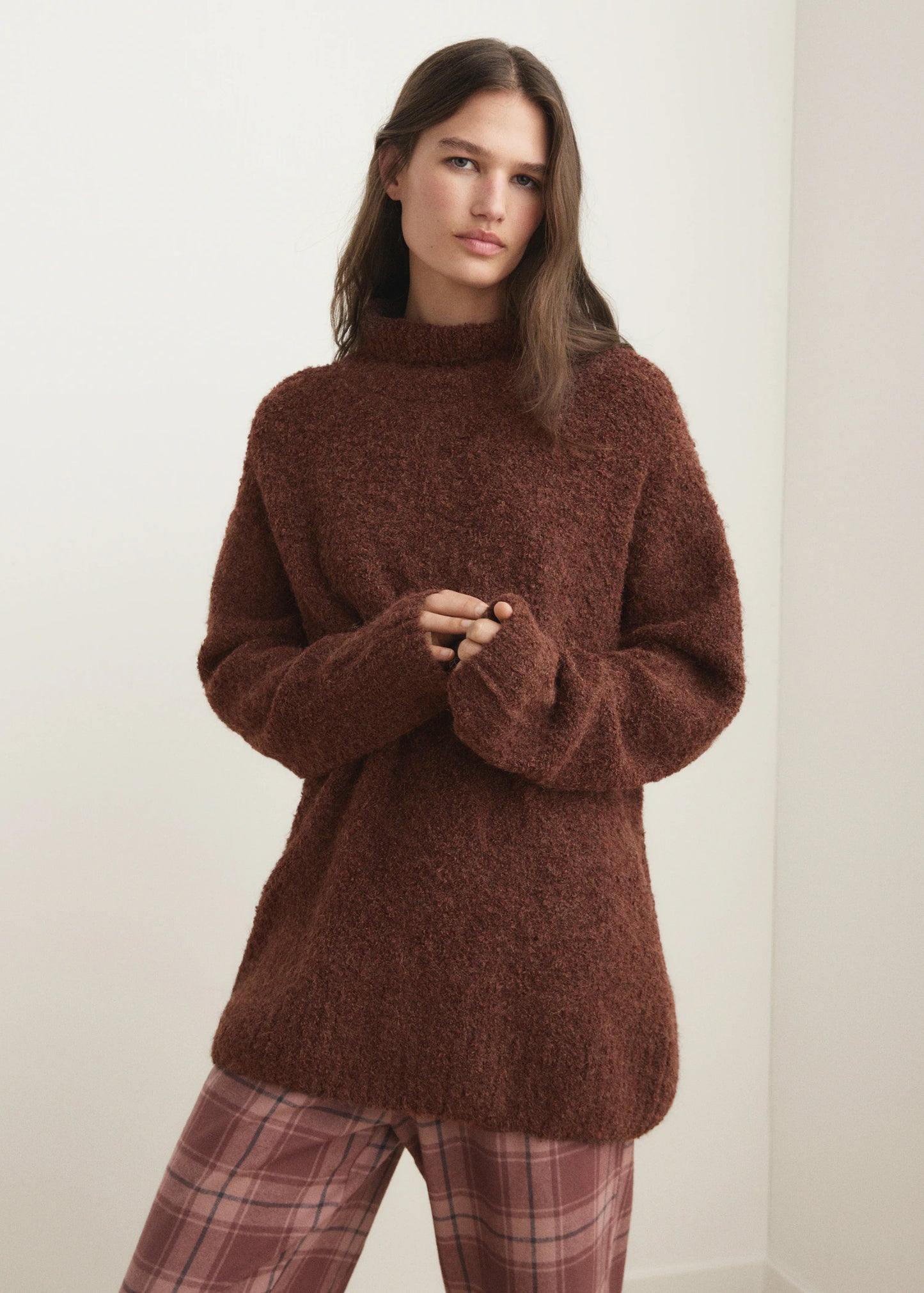 Boucle Turtleneck Sweater
