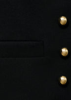 Buttoned Cropped Jacket