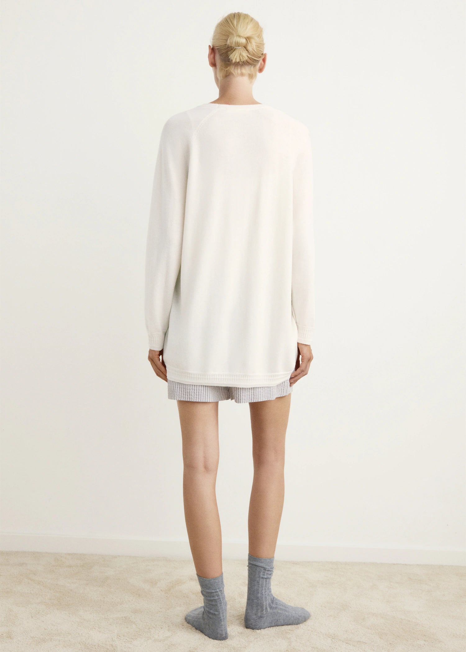 Buttoned Wool Cardigan