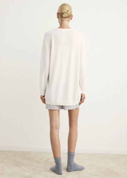 Buttoned Wool Cardigan