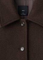 Buttoned Wool Coat